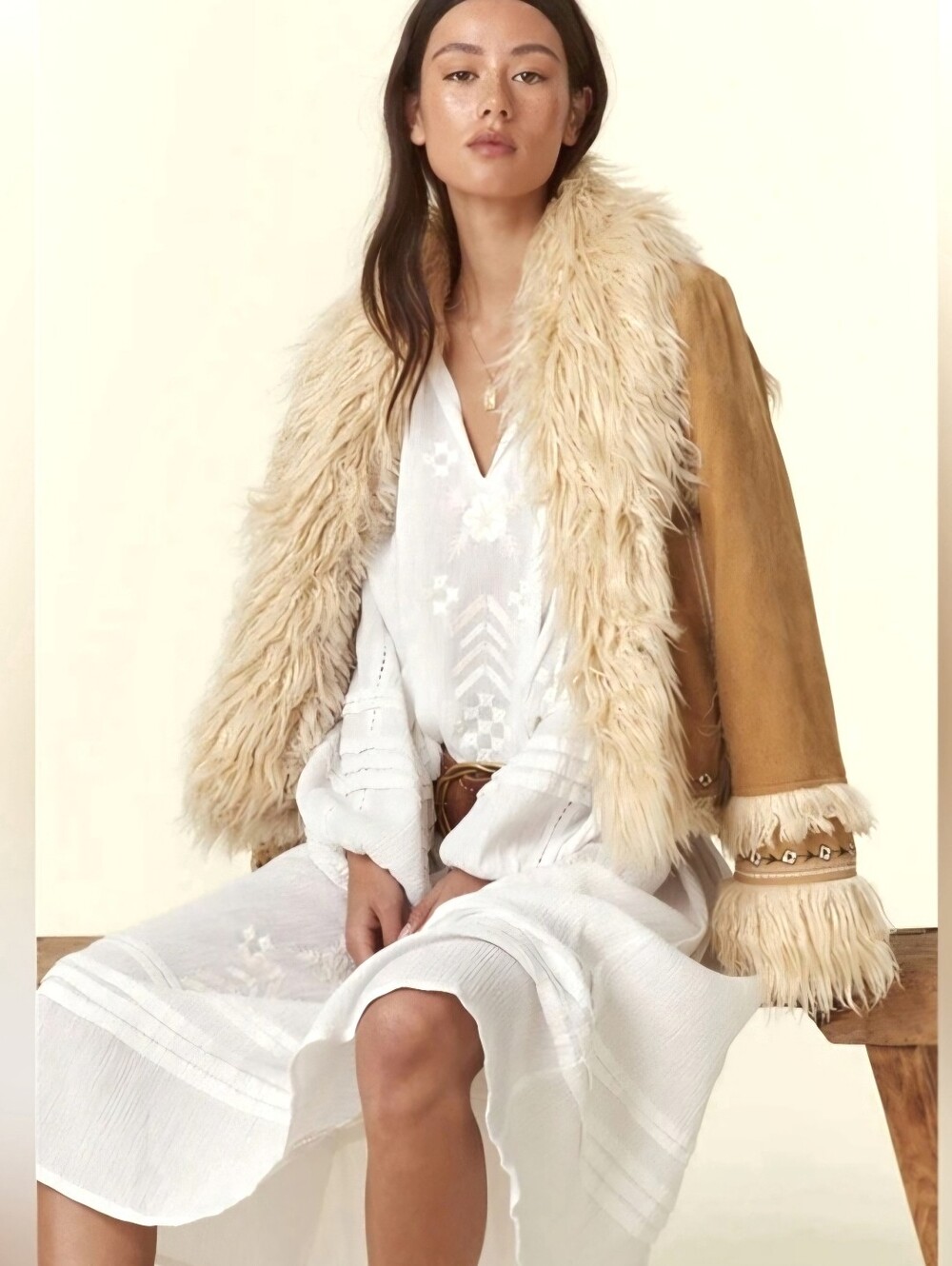SPELL & THE GYPSY COLLECTIVE JOPLIN CROPPED JACKET – HAZELNUT – SIZE LARGE - Picture 3 of 16